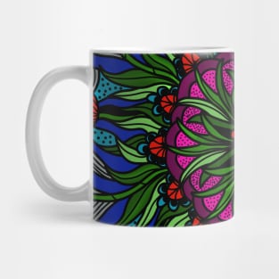 Floral mandala design 1 Mug